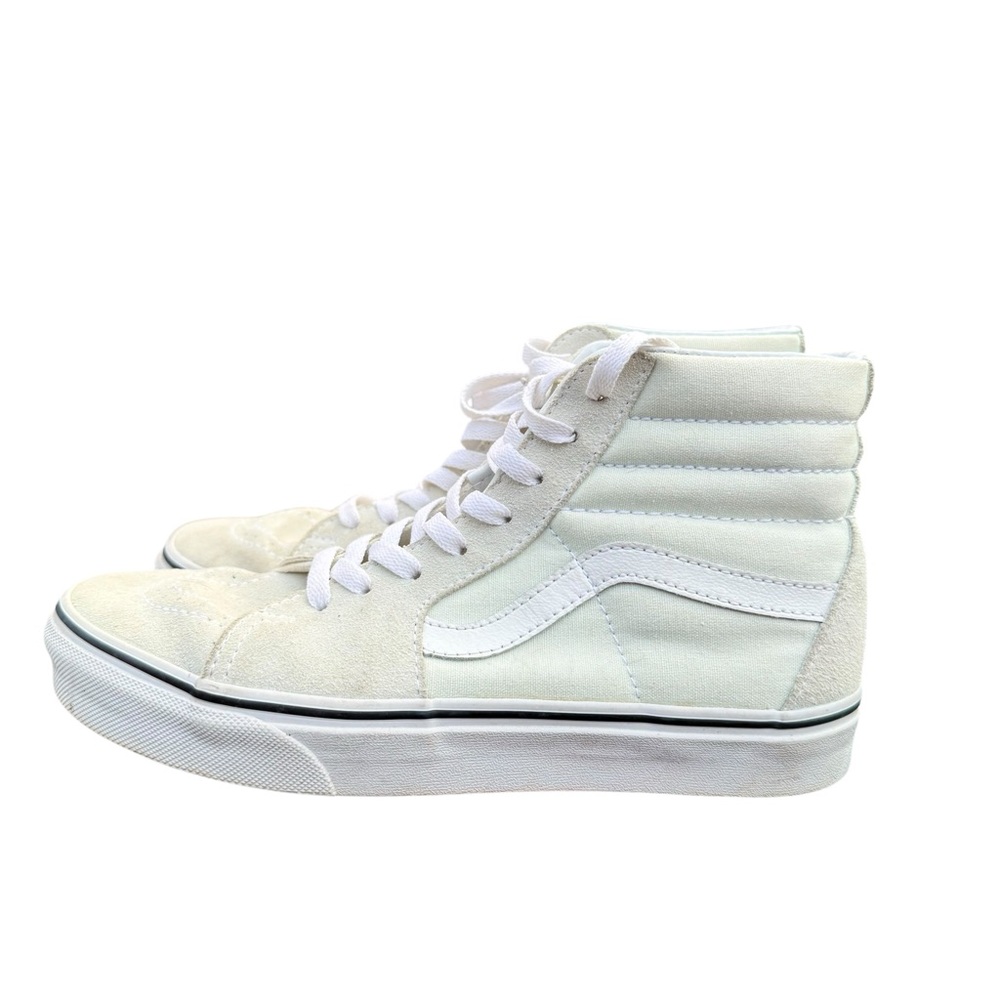 Vans Off‑White/Beige Suede High‑Tops – Men’s US 6.5/Women 8